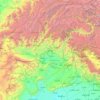 Mapa topográfico خیبر پختونخوا, altitud, relieve