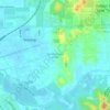 Mapa topográfico Kampung Labu Lanjut, altitud, relieve