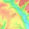 Mapa topográfico Polhay, altitud, relieve