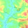 Mapa topográfico Qui, altitud, relieve