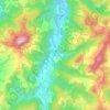 Mapa topográfico Fiumetto, altitud, relieve