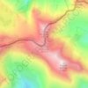 Mapa topográfico Soum de Barroude, altitud, relieve