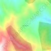 Mapa topográfico Alto Saureni, altitud, relieve