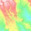Mapa topográfico Alto Lucero, altitud, relieve