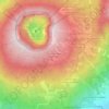 Mapa topográfico Ojo de Agua El Pino, altitud, relieve