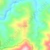 Mapa topográfico Cerro Taguaza, altitud, relieve