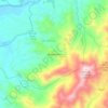 Mapa topográfico Buenavista, altitud, relieve