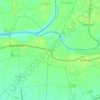 Mapa topográfico Malapit, altitud, relieve