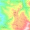 Mapa topográfico El Coyol, altitud, relieve
