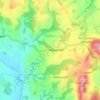 Mapa topográfico Elms Green, altitud, relieve