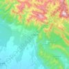 Mapa topográfico Kotdwar, altitud, relieve