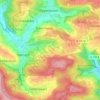 Mapa topográfico Kottweil, altitud, relieve