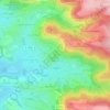 Mapa topográfico Asang, altitud, relieve