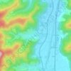 Mapa topográfico Fußbach, altitud, relieve