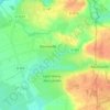 Mapa topográfico Les Gros, altitud, relieve