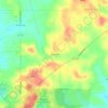 Mapa topográfico Redmond, altitud, relieve