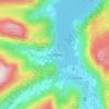 Mapa topográfico Glenridding, altitud, relieve