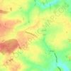 Mapa topográfico Howlett End, altitud, relieve