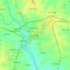Mapa topográfico Bargarh, altitud, relieve