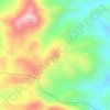 Mapa topográfico Loma de Naranjal, altitud, relieve