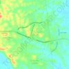 Mapa topográfico Alto Lucero, altitud, relieve