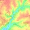 Mapa topográfico La Vesselière, altitud, relieve
