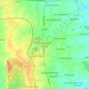 Mapa topográfico Kolar Gold Fields, altitud, relieve
