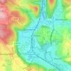 Mapa topográfico Reilsheim, altitud, relieve