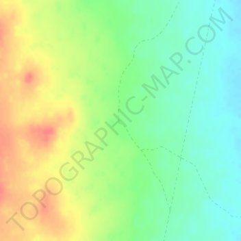 Mapa topográfico Juarez (El Colorado), altitud, relieve