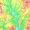 Mapa topográfico Sorba, altitud, relieve