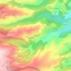 Mapa topográfico Fontalba, altitud, relieve