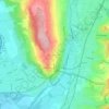 Mapa topográfico Untertüllingen, altitud, relieve