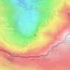 Mapa topográfico La Grande Cascade de Gavarnie, altitud, relieve