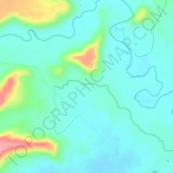 Mapa topográfico Botijas, altitud, relieve
