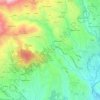 Mapa topográfico Cossila San Giovanni, altitud, relieve