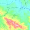 Mapa topográfico Ojo de Agua, altitud, relieve