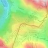 Mapa topográfico Pin Sec, altitud, relieve
