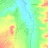 Mapa topográfico La Heredad, altitud, relieve