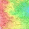 Mapa topográfico El Vergel, altitud, relieve