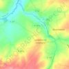 Mapa topográfico Les Riaux, altitud, relieve