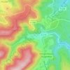Mapa topográfico Engenthal, altitud, relieve