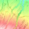 Mapa topográfico Kibangan, altitud, relieve