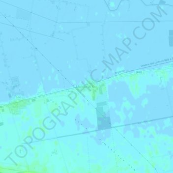 Mapa topográfico Molino di Filo, altitud, relieve