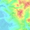 Mapa topográfico Liboulas, altitud, relieve