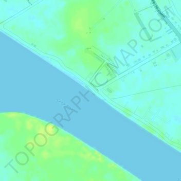 Mapa topográfico Batu Enam, altitud, relieve