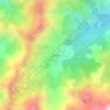 Mapa topográfico Haut-Asco, altitud, relieve