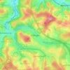 Mapa topográfico Ottfingen, altitud, relieve