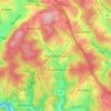 Mapa topográfico Oberheuslingen, altitud, relieve