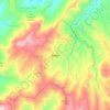 Mapa topográfico Belén, altitud, relieve