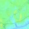 Mapa topográfico River Hills, altitud, relieve